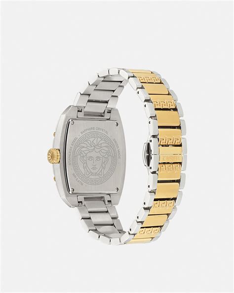 versace uhr damen gold silber|Versace Damenuhren online .